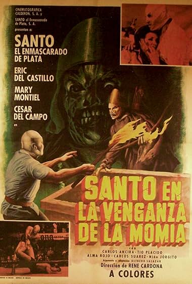 Santo en la venganza de la momia