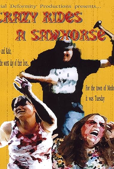 Crazy Rides a Sawhorse